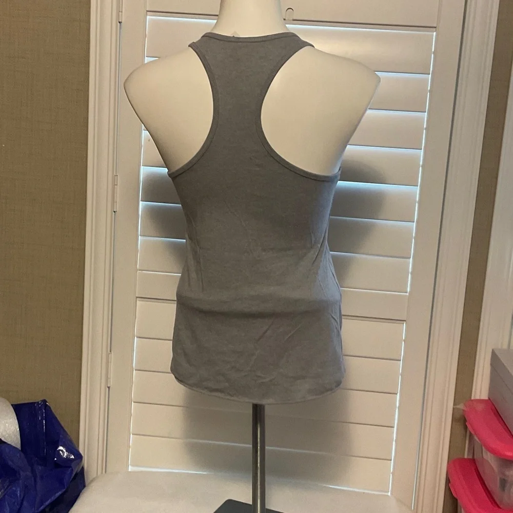 Next Level Apparel Gray Motivational Tank Top
